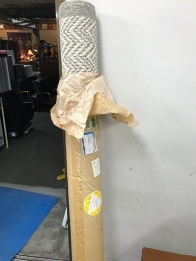 ☆値下げ☆ ロ2212-140 ツイードへリボン20AW  カーペット 190×190cm 開封済未使用品