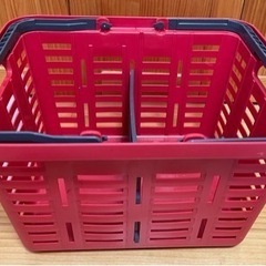 バーベキューの備品を入れていた丈夫で頑丈なかご スーパーバスケットの画像