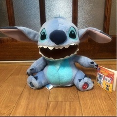 ディズニー スティッチ パクパク バタバタ 動くぬいぐるみ 人形...