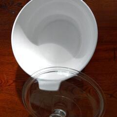 グラタン皿大　オーブン対応　ガラス蓋付の画像