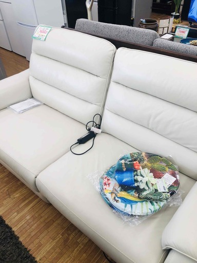 完売御礼 ニトリ 3人掛け電動ソファ クローナ