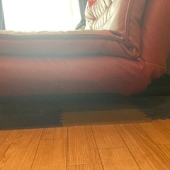 [お話し中]赤のソファベッド ニトリの画像