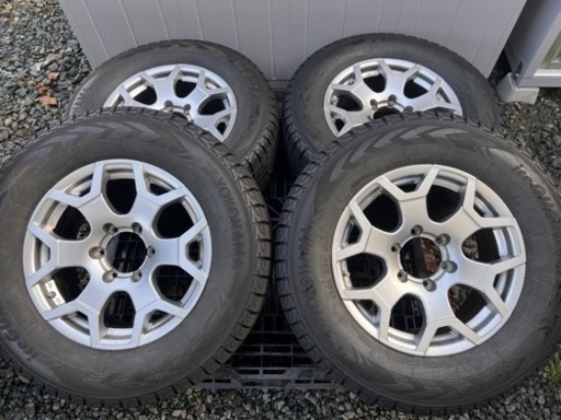 265/65R17 ヨコハマ ice GUARD G075 スタッドレス アルミホイールセット プラド ハイラックス