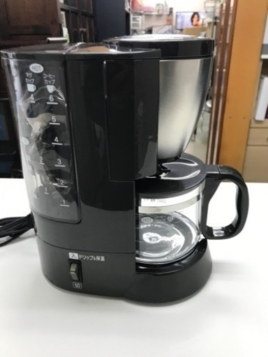 取引場所　南観音　V 2212-148 ★値下げ★ZOJIRUSHI コーヒーメーカー　ドリップ式　EC-AJ 60 通電確認済み