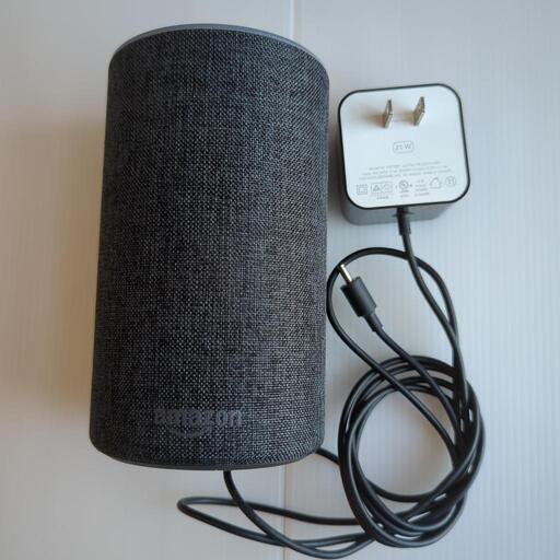 Amazon Echo 第2世代 - スマートスピーカー with Alexa、チャコール\n\n　アレクサ