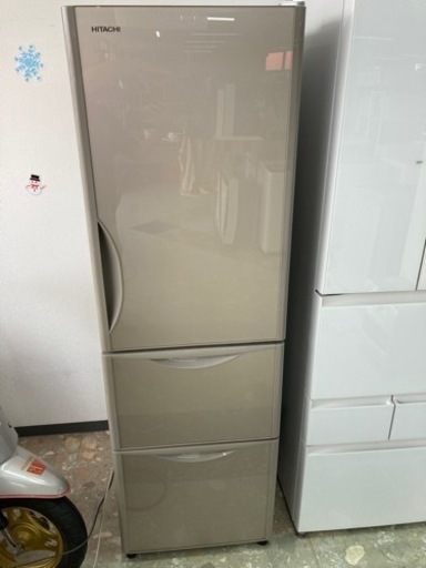 HITACHI 3ドア冷蔵庫 真空チルド・自動製氷搭載モデル　2018年製　リサイクルショップ宮崎屋　住吉店　22.12.9 y