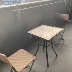 ベランダ用テーブルセット