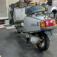 実働　YAMAHA　サリアン　プラグ・バッテリー新品！　キャブ清掃済み！！　フロントブレーキワイヤー新品交換！！の画像