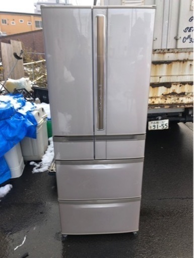 万代店　ノンフロン冷凍冷蔵　ヒタチ　451リットル　大家族‍♂️