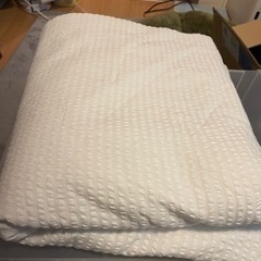 布団　無印良品　ホワイト　白の画像