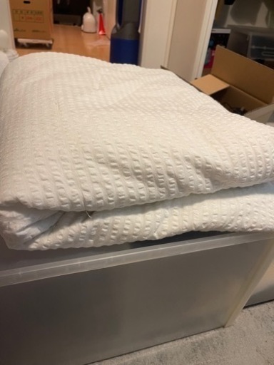 布団　無印良品　ホワイト　白