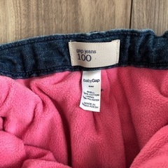 baby GAP 100センチ　あったかいジーンズの画像