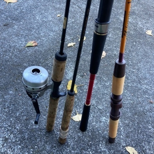 釣り竿&リール　バス、海、トラウト　4本❗️