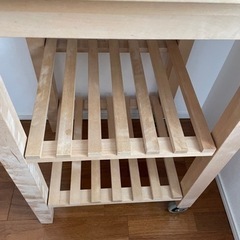 IKEA 木製棚　キッチンボード　収納棚　イケアの画像