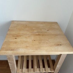 IKEA 木製棚　キッチンボード　収納棚　イケアの画像