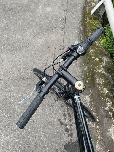 リサイクルショップどりーむ鹿大前店　No５６１　エコNo１５３０４X　自転車　クロスバイク　黒　28インチ　状態綺麗です♪　ブラック　