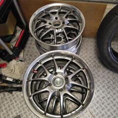 〔取引中〕WORK 15×6.5J ＋38　PCD100 4本