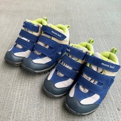 モンベル　子ども　登山靴　美品