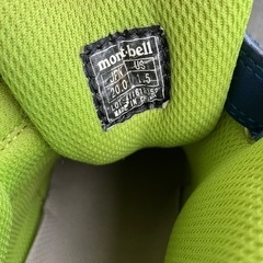 モンベル　子ども　登山靴　美品の画像