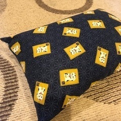 新品未使用　招き猫　蕎麦殻枕♪