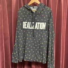 RNA MEDIA ちびチェリー柄フーディ Mサイズ