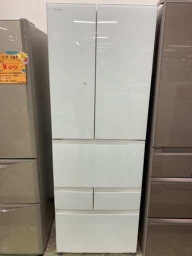 東芝　ベジータ　６ドア冷蔵庫　462L　2019年製 リサイクルショップ宮崎屋　住吉店　22.12.9 y
