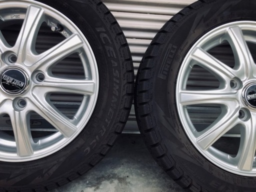 冬タイヤ 155/65R13 軽自用アルミ付2019年製スタッドレス4本組 冬タイヤ 155/65R13 軽自用アルミ付2019年製スタッドレス4本組