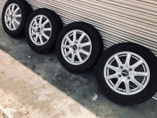 冬タイヤ 155/65R13 軽自用アルミ付2019年製スタッドレス4本組