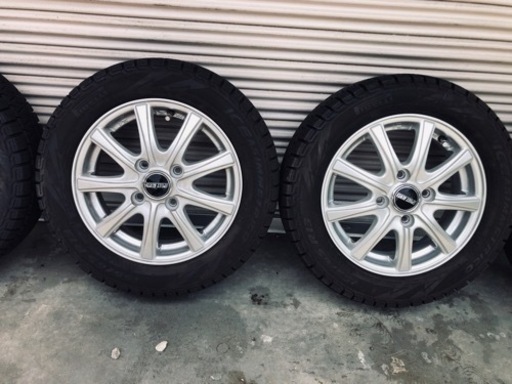 冬タイヤ 155/65R13 軽自用アルミ付2019年製スタッドレス4本組 冬タイヤ 155/65R13 軽自用アルミ付2019年製スタッドレス4本組