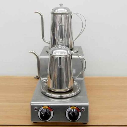 カリタ 2連ハイウォーマー タテ型 保温用・湯沸し用 ポット2個付き Kalita コーヒーウォーマー ヒーター 札幌 西区 西野