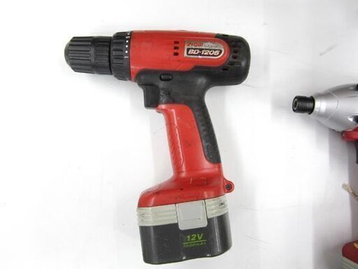 リョービ 充電式 インパクトドライバー BD-1205 BID-1226 ライト BFL-127 充電器 バッテリー2個 RYOBI/札幌 北20条店