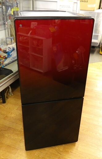 西岡店 冷蔵庫 110L 2ドア 2018年製 ユーイング UR-FG110J レッド 