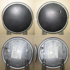 　売却済み【平日取りに来ていただける方】折りたたみイス2脚★不二貿易★FB-02BK(1010BK)★折りたたみチェア(2Z0329)の画像