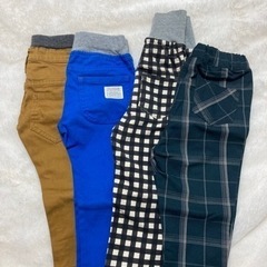 90センチ　裏起毛セットとズボンセットの画像