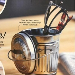 配送可　BEHRENS ミニトラッシュ缶 ３個セット MINI TRASH CANSの画像