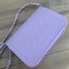 新品未使用 ショルダーバッグ　パープルの画像