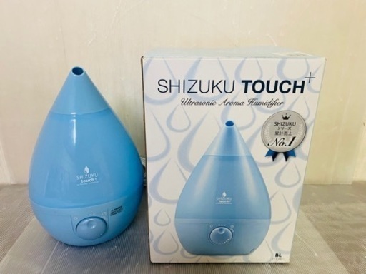 超音波式アロマ加湿器　SHIZUKU TOUCH +
