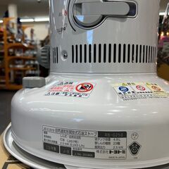 【店頭お渡し】　トヨトミ　レインボーストーブ　外筒ガラスおまけ付き　USEDキレイめ　２０１９年製の画像