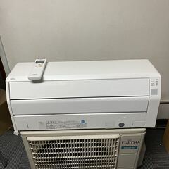 中古 富士通 エアコン AS-C22J-W 2019年 nocria（ノクリア）Cシリーズ ホワイト [おもに6畳用の画像