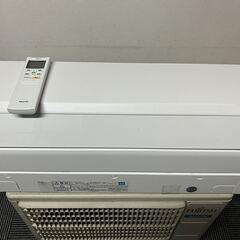 中古 富士通 エアコン AS-C22J-W 2019年 nocria（ノクリア）Cシリーズ ホワイト [おもに6畳用の画像