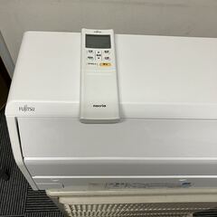 中古 富士通 エアコン AS-C22J-W 2019年 nocria（ノクリア）Cシリーズ ホワイト [おもに6畳用の画像