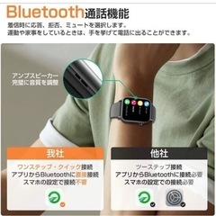【新品未使用】スマートウォッチ　大画面の画像