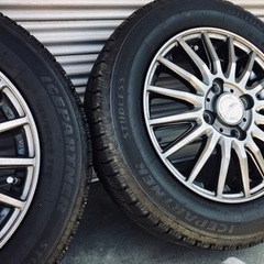 冬タイヤ 155/65R13 軽自用ホイール付スタッドレス 4本組の画像