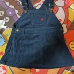オーバーオールスカート(80)女の子ベビー