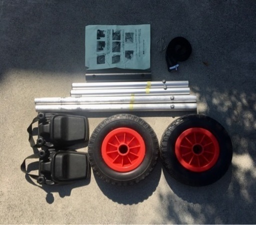 2分割式バーベル型ドーリー 81cm(82-99cm幅調整可)