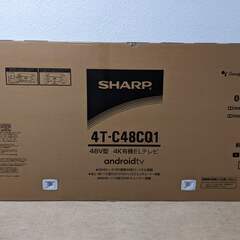 シャープ 48V型 Android TV 有機EL テレビ AQ...