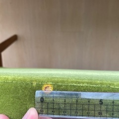 カリモクKチェア2シーター モケットグリーン の画像