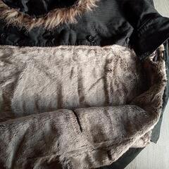 値下げします。　防寒ジャケット　裏地ボア　メンズの画像