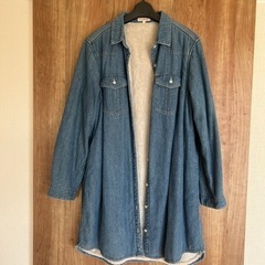 ボアロングシャツ