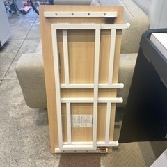 パタパタデスク 折りたたみテーブル デスク ローテーブル パソコンデスク 机 ミシン台 中古の画像